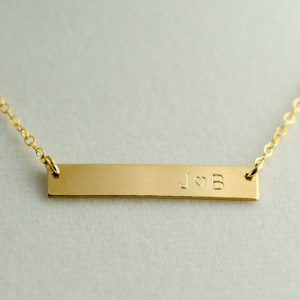 bar necklace for girlfriend