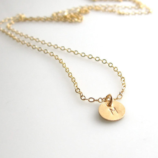 100 % 18k Solid Yellow Gold Initial Necklace, Tiny 18kt Gold Initial Necklace, 18k Solid Gold Initial Necklace, Able Heart, Oval and Cross