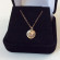 Your Initial, Forever Golden: The 18k Solid Gold Monogram Necklace