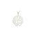 Amazing Necklace: Crafting Your 18k White Gold Monogram Necklace