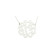Unveiling the 18k White Gold Monogram Necklace's Secrets