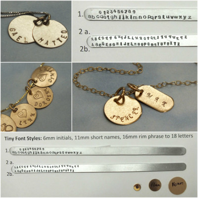 18k Solid Gold 11mm (almost 1/2 inch) Add a Disk - Add an Initial - 18k Real Gold Add On Charm - 18k Gold Initial Charm