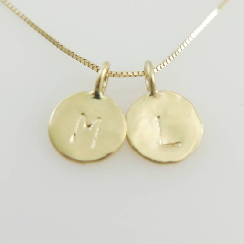 letter alphabet necklace custom initial charm necklace Initial choker necklace 18k gold plated personalized necklace Initial necklace