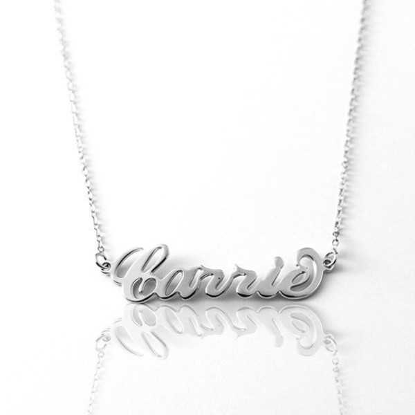 Children Name Necklace: Silver Name Necklaces - Name Necklaces Silver - Name Necklaces for children, children Birthday gift, Gift for girl