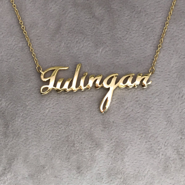 Christmas Gift Name Necklace For Her, Necklace, Custom Name Necklace, Personalized Name Necklace, Bridesmaid Necklace, Name Necklace For Her