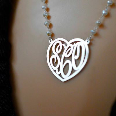 Christmas gits Heart monograms,Initial heart monograms,Women's monograms,Mother's day gifts.