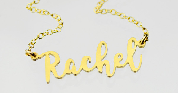 gold rachel necklace