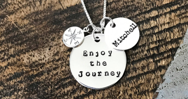 Enjoy the journey on sale necklace