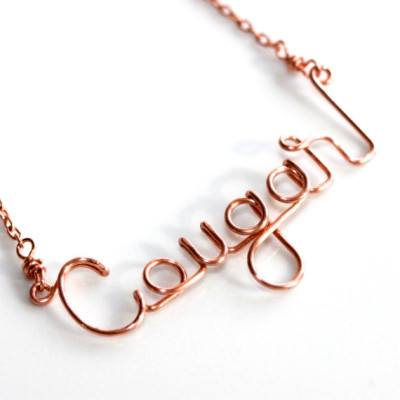 Cougar Jewelry * Older Woman * Younger Man * Wire Word Art * Wire Words * Metalwork Jewelry * Metalwork * Cougar * Cougar Necklace