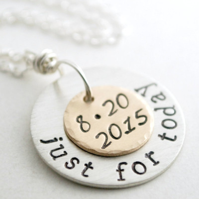 Custom Date Necklace for Sober Gift Personalized Date Necklace for Women - Sober Anniversary - Custom Sobriety Gift with Personalized Date