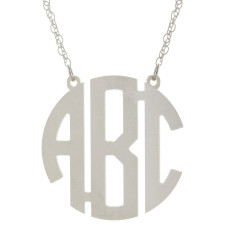 Your Story in Silver: The Magic of Our Monogram Necklace