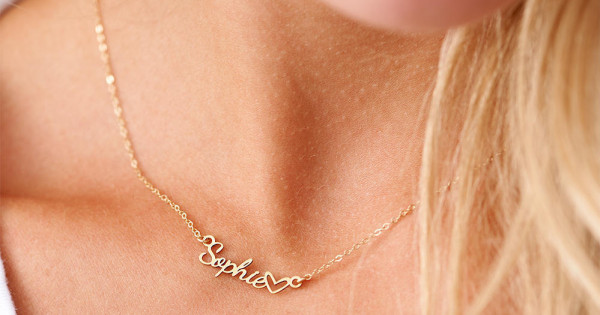 Getname Necklace Getname Necklace Womens Personalized Sterling Silver Hebrew Names Necklace Pendant for Mom 