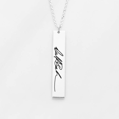 Custom Signature Jewelry / Handwritten Jewelry / Personalized Handwriting Necklace / Memorial Gift - CHN09