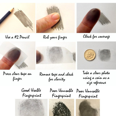 Fingerprint Necklace • Actual Fingerprint • Custom Engraved Fingerprint • Keepsake Fingerprint • Push Gift • Memorial Gift [18-201]