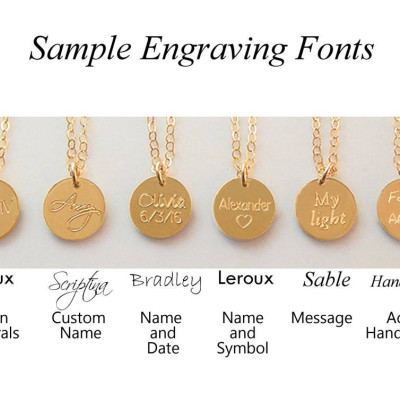 Fingerprint Necklace • Actual Fingerprint • Custom Engraved Fingerprint • Keepsake Fingerprint • Push Gift • Memorial Gift [18-201]