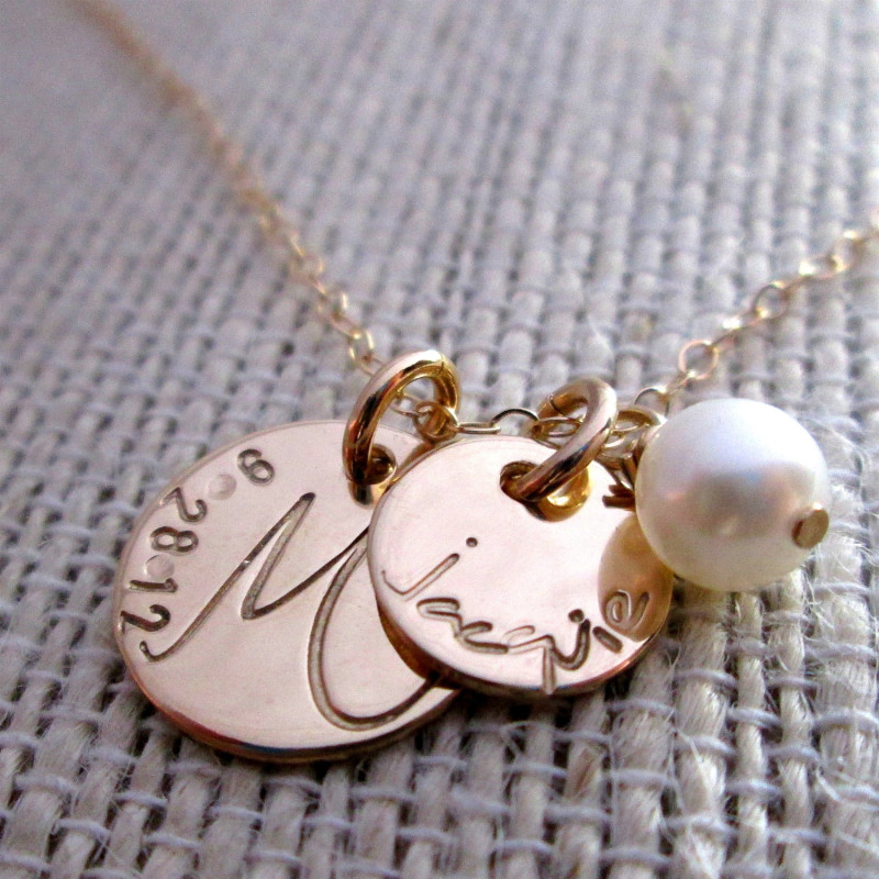 Personalised Birthstone Necklaces, Cheap Family Birthstone Necklaces -  Adorlla UK