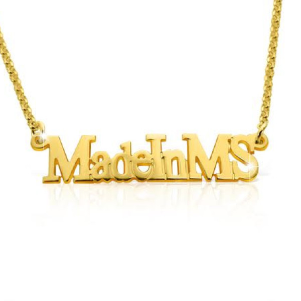 Gold Name Necklace 18k Name Necklace Name Chain Gold Collar De Nombre NameNecklace Birthday Gift Nameplate Gold ime ogrlica Kim Kardashian