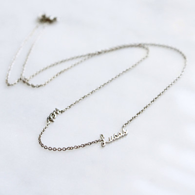 Gold Two Name Necklace