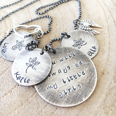 Hand Stamped Mothers Day Jewelry, Daughter Quote Necklace, Mom Necklace, Personalized Mum Necklace, Hand Stamped Mother Quote