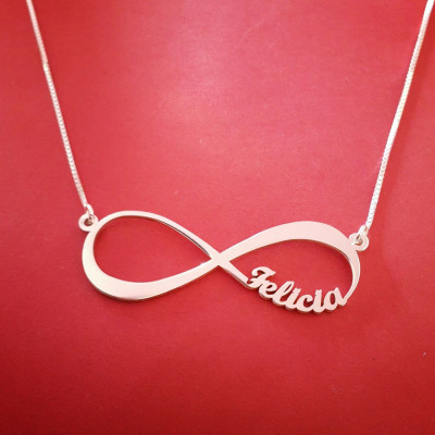 Infinity necklace with name infinity name necklace infinity sign necklace infinity pendant necklace