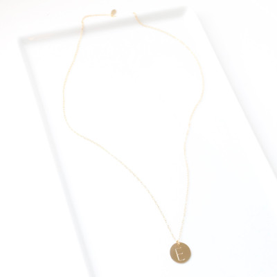 Initial Charm Necklace /Custom Necklace / Gold Initial Necklace / Personalized Jewelry / Long Layers / Gift Idea / 18k Gold Plated