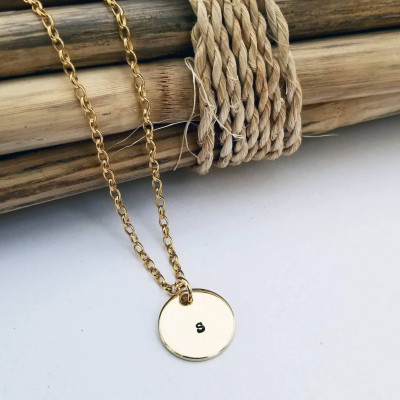 Initial Necklace, Gold Initial Necklace, Letter Necklace, Personalized Initial Necklace, Custom