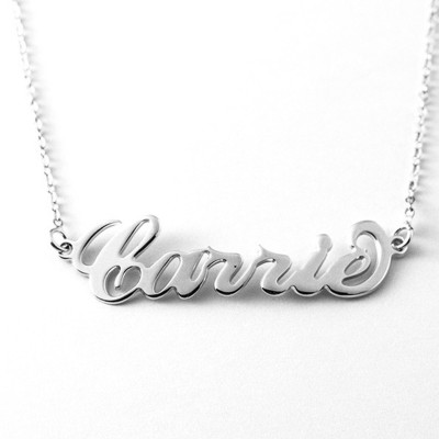 Kids Name Necklace - name necklace for girl - Custom Necklace for kids - NAME necklace for kids - Script necklace name - 12 birthday gift