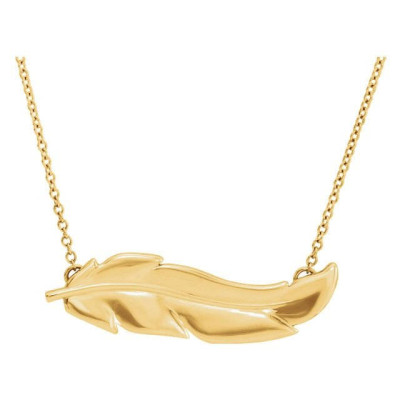 Light as a Feather Princesse Gold Necklace