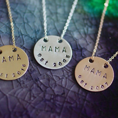 Mama Necklace - Rose Gold - Mom Necklace - Mom Necklace - New Mom Gift - Mommy Necklace - Gifts For Mom - Mothers Day - Mama Jewelry