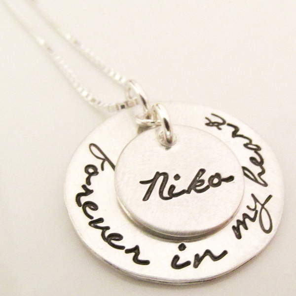 Memorial Gift - Forever in our Heart Necklace
