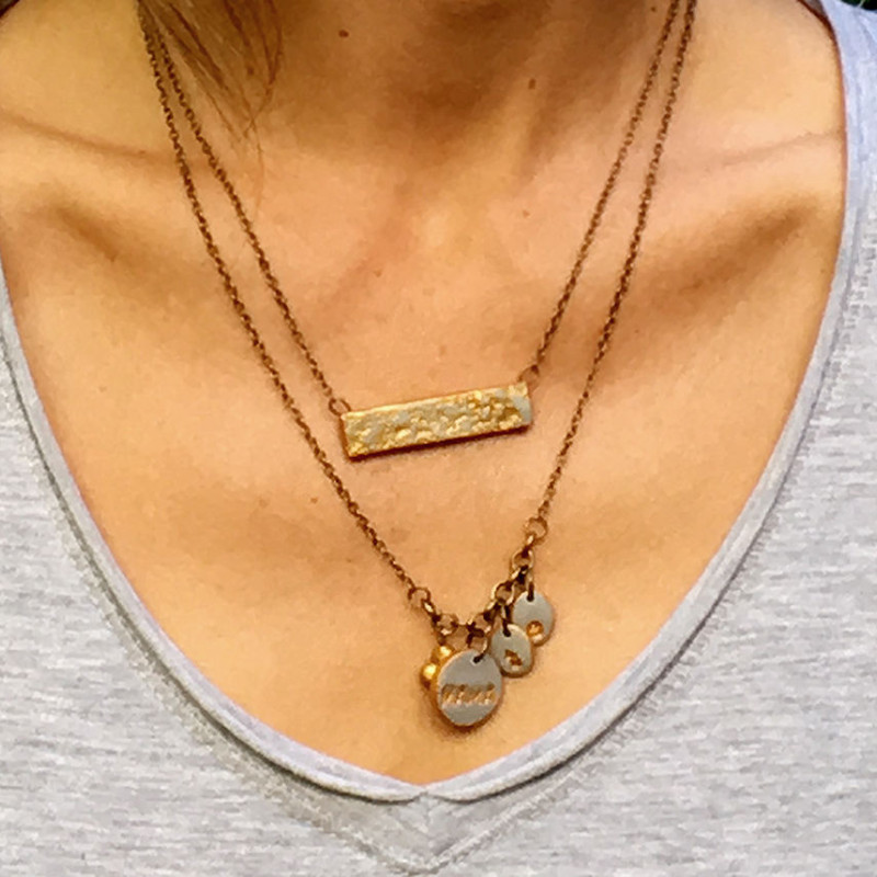 layered mom necklace