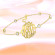 Monogram Bracelet: Personalized Sterling Silver 18k Gold Plated
