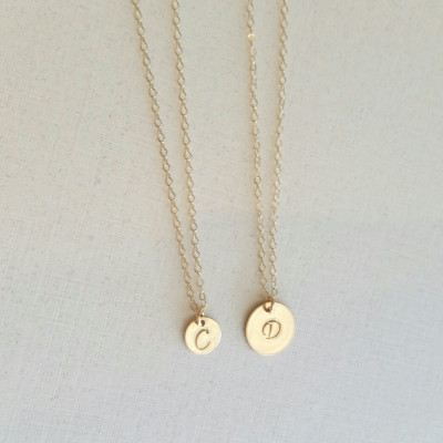 Mother and Daughter Infinity Necklace, Gold Personalized Infinity Necklace, Tiny Gold Personalized Infinity Necklace, Monogram Necklace