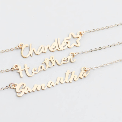 Mother's Necklace • Nameplate Necklace • Sister Necklaces • Custom Name Necklace • Friendship Necklaces, Christmas Holiday Gift for Her