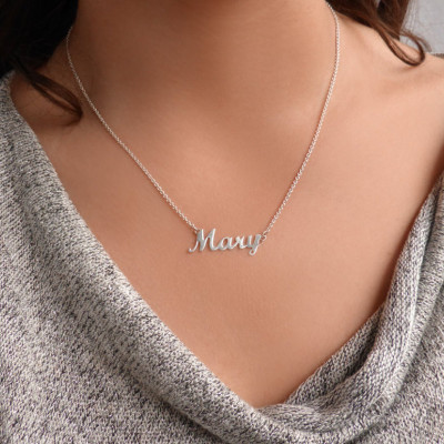 Personalized Name Necklace with Name of Your Choice, Name Necklace Carrie Style