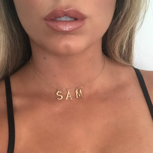 Name Choker Necklace