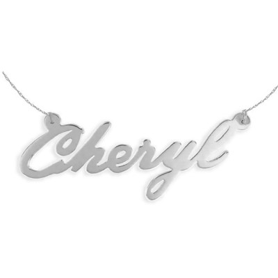 Name Necklace - Sterling Silver - Personalized Name Necklace - Made in USA