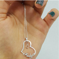 baby name necklace for mom