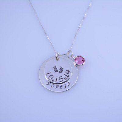 New mother gift, Baby shower gift, New mom necklace