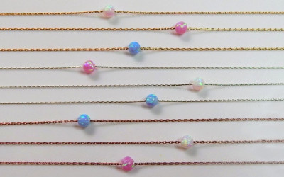 Opal & Initial Charm: Crafting Your Perfect Necklace