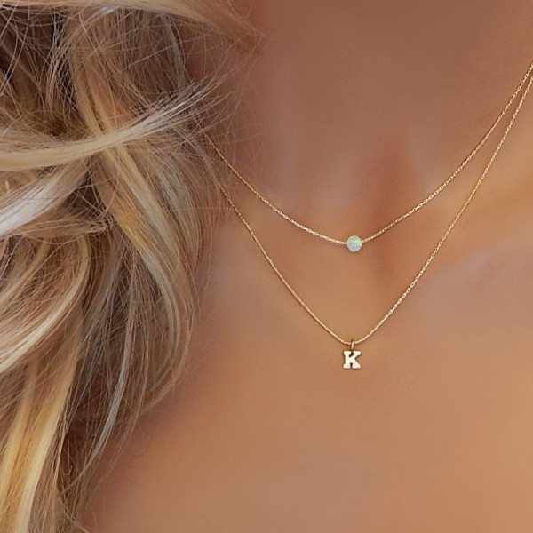 Amazon.com: WLLAY 2 Pcs Initial Necklace for Women Tiny Dainty Heart Initial  Necklace Personalized Sideways Large Big Letters Necklace Name Jewelry Set  for Girlfriend Gift (gold A): Clothing, Shoes & Jewelry