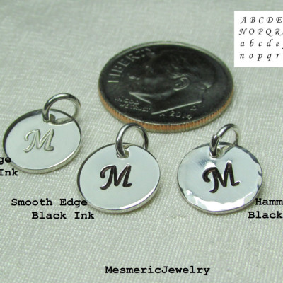 Personalized Bridesmaids Gifts Set of 7 Silver Initial Necklace Monogram Bridesmaid Necklace Bridesmaid Jewelry Gift Bridal Party Gifts