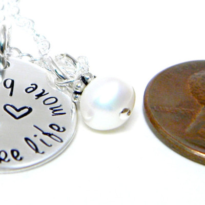 Personalized Jewelry - Necklace - Hand Stamped Sterling Silver