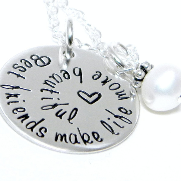 Personalized Jewelry - Necklace - Hand Stamped Sterling Silver