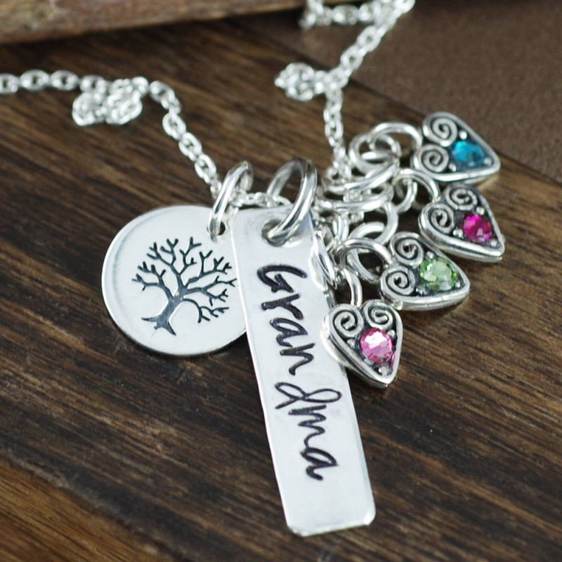 personalized birthstone jewelry for grandmothers
