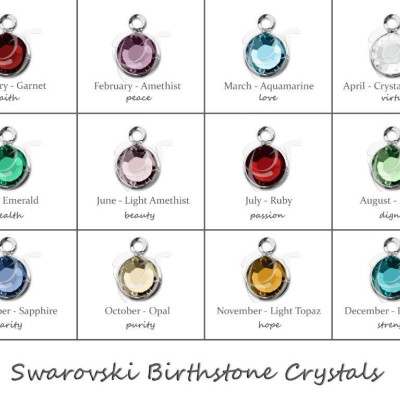 Personalized Name Necklace Sterling Silver With Birthstone Any Name - Carrie Style