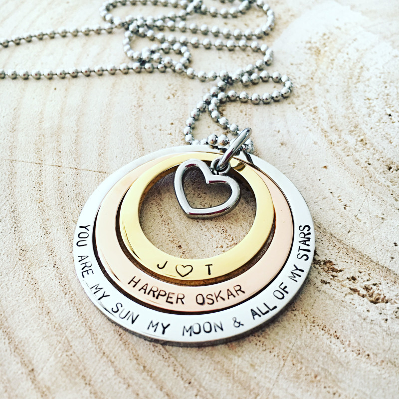 mothers day necklace personalized