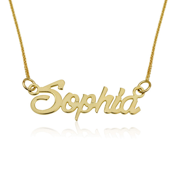 Personalized gift-Name necklace gold-Personalized gift for friend