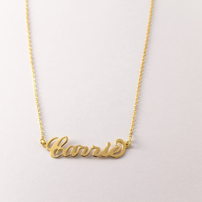 Personalized gold - Rose Gold - Name Necklace - Necklace with name - Birthday Gifts for 21 - 21st birthday gifts - Customized Necklace