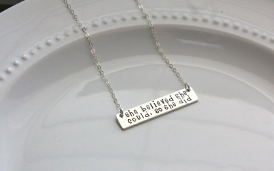 Unveiling the She Believed Necklace: A Story of Craft & Heart